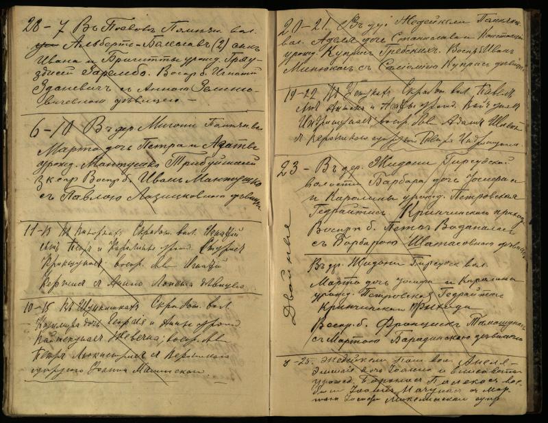 Pasvalio Romos katalikų parapijos bažnyčios 1909–1918 metų krikšto metrikų juodraštis