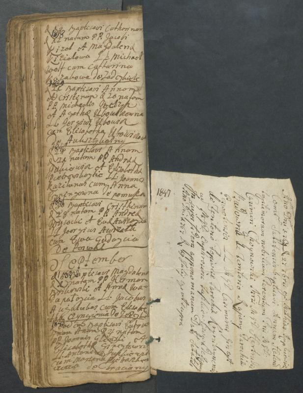 Pasvalio Romos katalikų parapijos bažnyčios 1749–1772 metų krikšto metrikų knyga