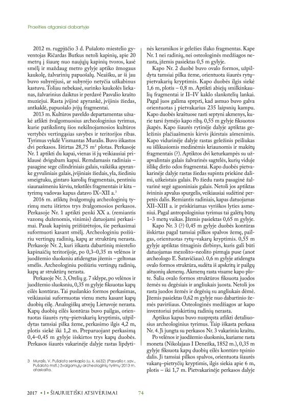Šiaurietiški atsivėrimai : Pasvalio krašto istorijos ir kultūros žurnalas 2017, nr. 1 (42)