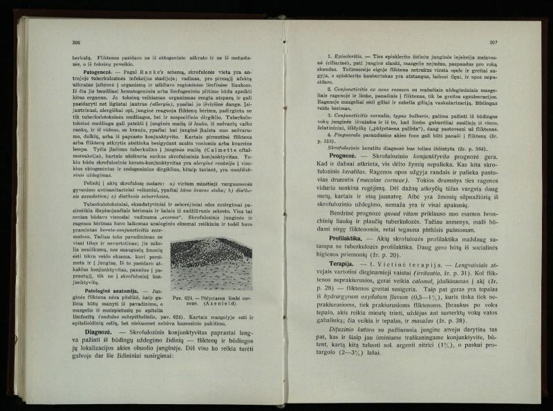 Akių ligų vadovas / Petras Avižonis. – Kaunas: Medicinos fakultetao leidinys, 1940. – VIII, 841, [2] p., 18 iliustr. lap.