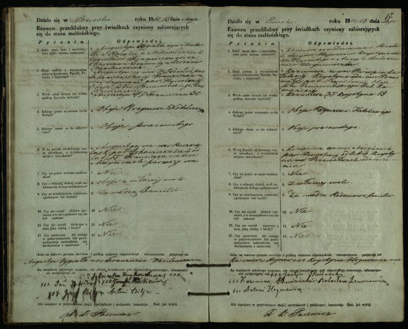 Pasvalio Romos katalikų parapijos bažnyčios 1859–1867 metų priešjungtuvinės apklausos knyga