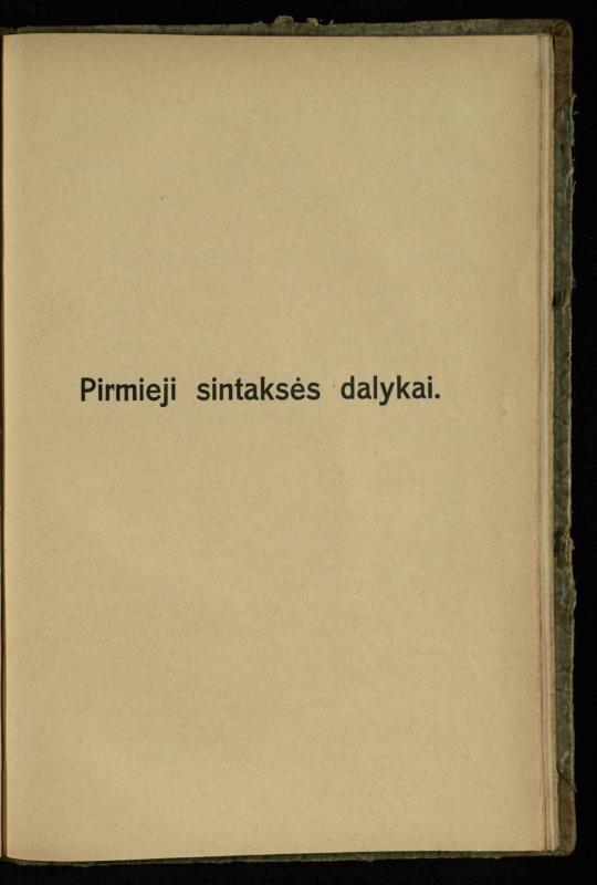 Lotynų kalbos etimologija ir pirmieji sintaksės dalykai: vidurinėms mokykloms vadovėlis (3-sios ir 4-sios kl. kursas) / K. Kliuksinas. – Kaunas: kooperacijos sąjungos „Spaudos fondo“ leidinys, 1932. – 131, [4] p.