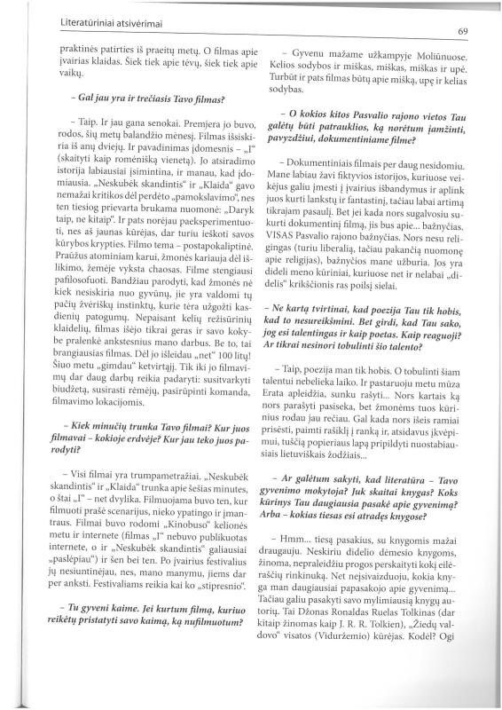 Šiaurietiški atsivėrimai : Pasvalio krašto istorijos ir kultūros žurnalas 2011, nr. 2 (31)
