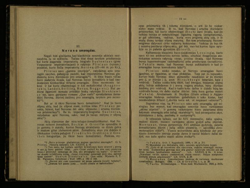 Akinių istorija: inauguracijos pranešimas, laikytas perimant Lietuvos universiteto rektoratą 1925 IX 15 d. / prof. med. d-ras P. Avižonis. – Kaunas: Lietuvos universiteto Medicinos fakulteto leidinys, 1926. – 49, [3] p.