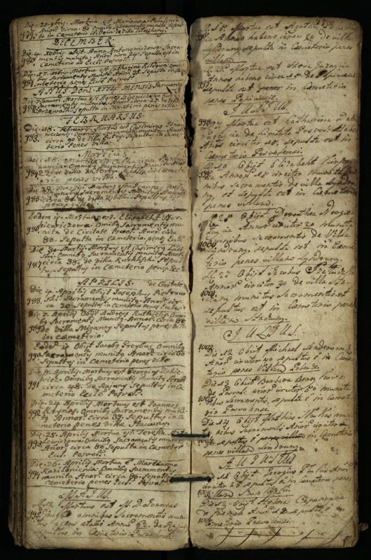 Pasvalio Romos katalikų parapijos bažnyčios 1744–1776 metų mirties metrikų knyga
