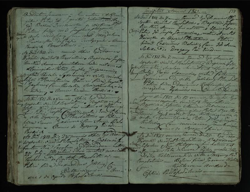 Pušaloto Romos katalikų parapijos bažnyčios 1802–1814 metų krikšto metrikų knyga