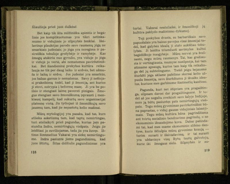 Nacionalizmas: nacionalizmas Vakaruose; Nacionalizmas Japonijoj; Nacionalizmas Indijoj / Rabindranath Tagore. – Kaunas: [s.n.], 1937. – 122, [2] p.