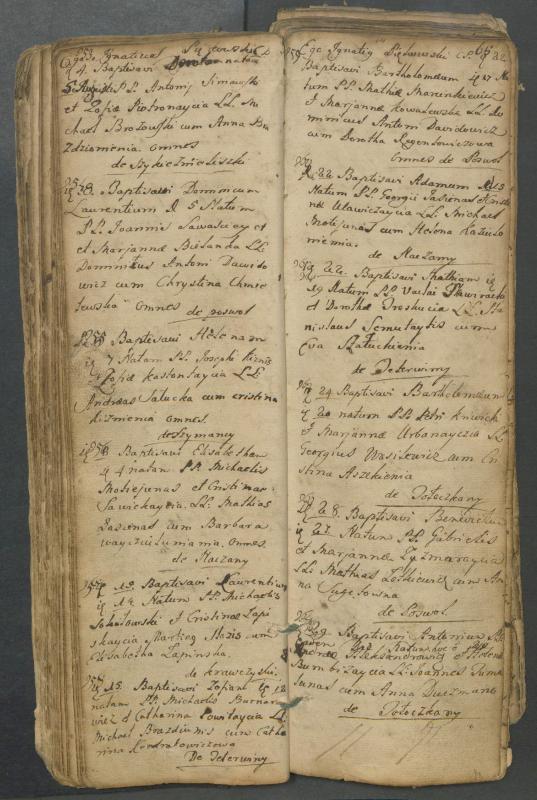 Pasvalio Romos katalikų parapijos bažnyčios 1749–1772 metų krikšto metrikų knyga