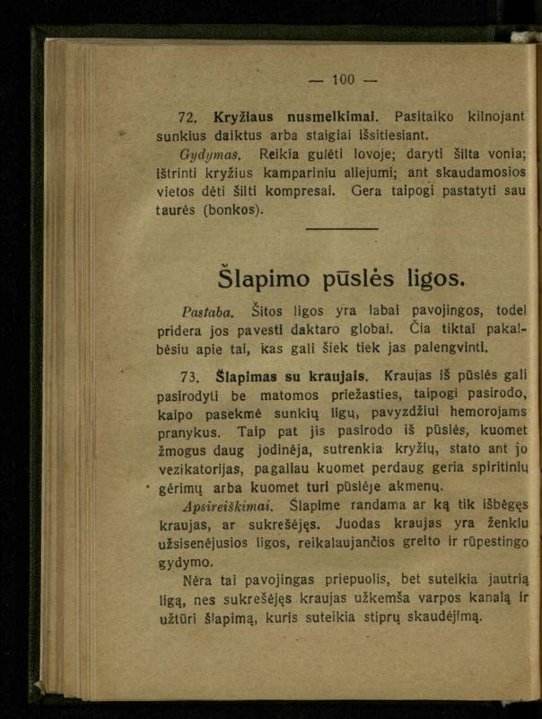 Naminis gydytojas: trumpas paprasčiausių ligų aprašymas ir jų gydymas / d-ras A. Vileišis. – 2-asis patais. leid. – Kaunas: „Švyturio“ b-vės leidinys, 1924. – 143 p.