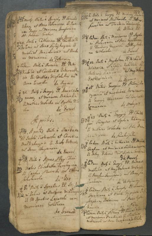 Pasvalio Romos katalikų parapijos bažnyčios 1749–1772 metų krikšto metrikų knyga