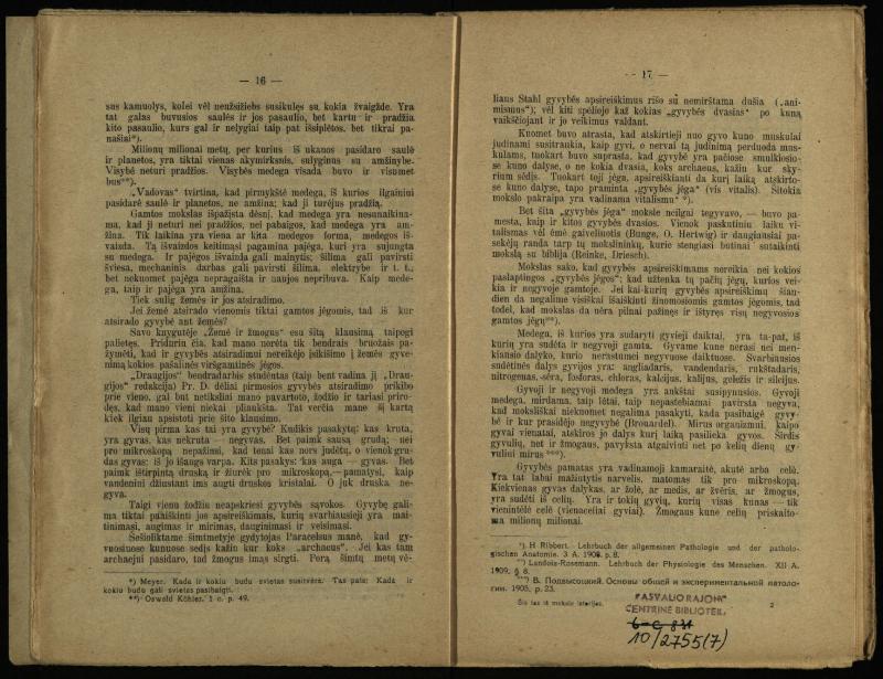 Šis tas iš mokslo istorijos / P. Avižonis. – Voronežas, 1918. – 37 p.