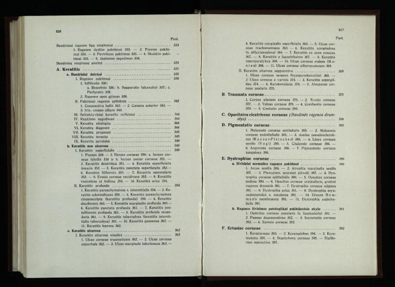 Akių ligų vadovas / Petras Avižonis. – Kaunas: Medicinos fakultetao leidinys, 1940. – VIII, 841, [2] p., 18 iliustr. lap.