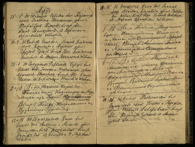 Pasvalio Romos katalikų parapijos bažnyčios 1909–1918 metų krikšto metrikų juodraštis