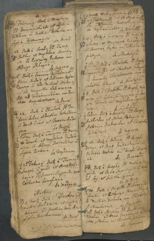 Pasvalio Romos katalikų parapijos bažnyčios 1749–1772 metų krikšto metrikų knyga