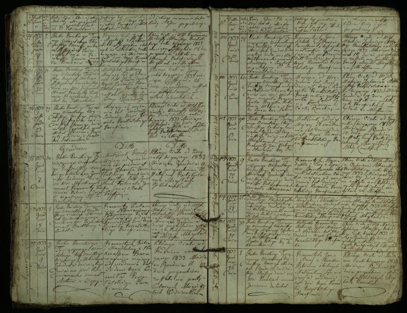 Pušaloto Romos katalikų parapijos bažnyčios 1828–1834 metų mirties metrikų knyga