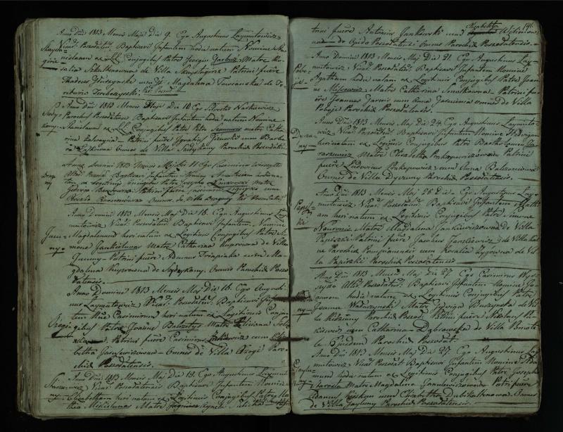 Pušaloto Romos katalikų parapijos bažnyčios 1802–1814 metų krikšto metrikų knyga