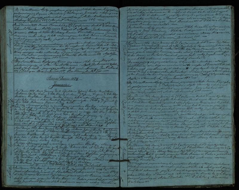 Pušaloto Romos katalikų parapijos bažnyčios 1819–1827 metų jungtuvių metrikų knyga