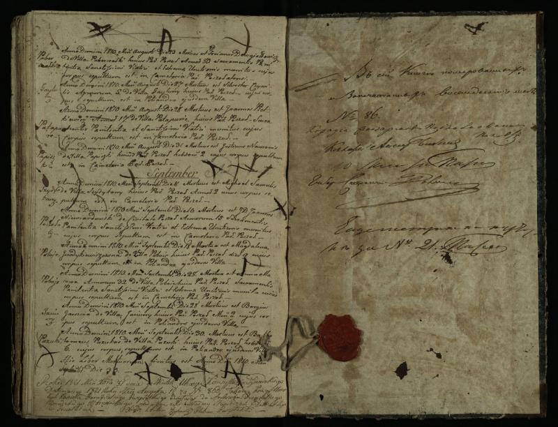 Pušaloto Romos katalikų parapijos bažnyčios 1785–1810 metų mirties metrikų knyga