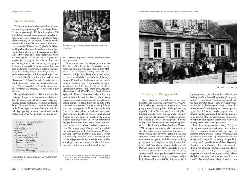 Šiaurietiški atsivėrimai : Pasvalio krašto istorijos ir kultūros žurnalas 2016, nr. 1 (40)