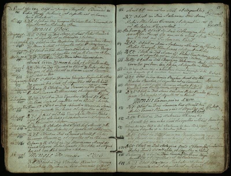 Pasvalio Romos katalikų parapijos bažnyčios 1794–1819 metų mirties metrikų knyga