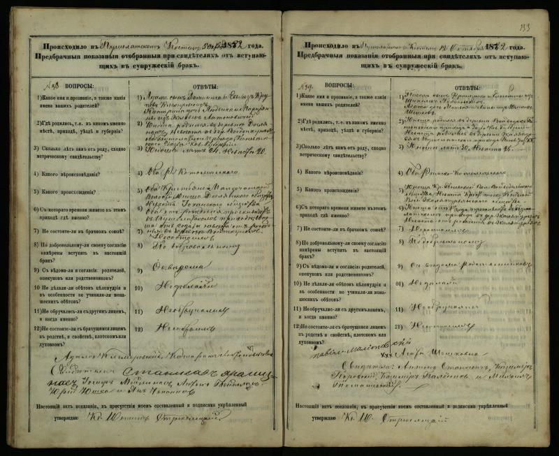 Pušaloto Romos katalikų parapijos bažnyčios 1878–1883 metų priešjungtuvinės apklausos knyga