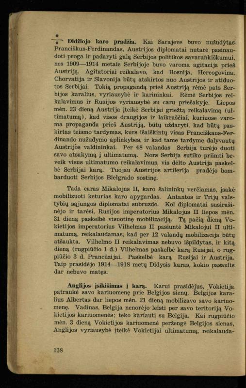 Naujųjų amžių istorija: vadovėlis vidurinėms mokykloms / K. Kliuksinas. – Kaunas: Sakalas, 1936. – 160 p.