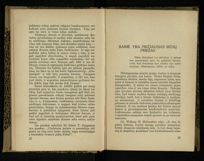 Minties galybė / Orison Swett Marden. – Kaunas: Fakelo leidinys, 1937. – 149, [2] p.