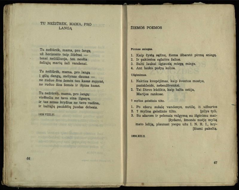 Per pasaulį keliauja žmogus : rinktinė poezija