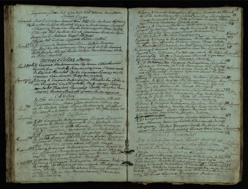 Pasvalio Romos katalikų parapijos bažnyčios 1793–1824 metų jungtuvių metrikų knyga