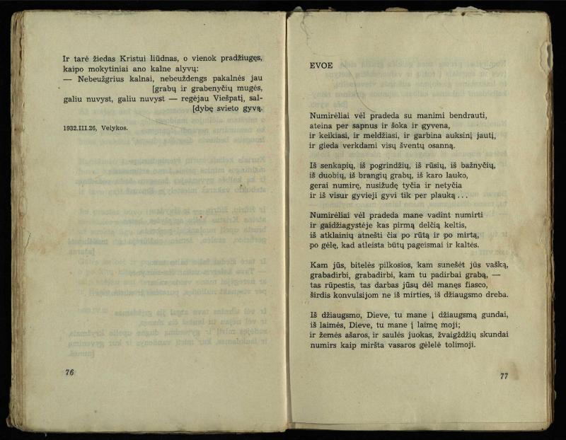 Per pasaulį keliauja žmogus : rinktinė poezija