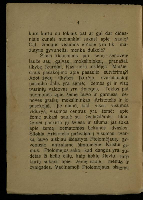 Žemė ir žmogus / med. d-ras P. Avižonis. – Antra pataisyta laida. – Voronežas: Lietuvos reikalų komisariato Kultūros ir švietimo skyrius, 1918. – 68 p.