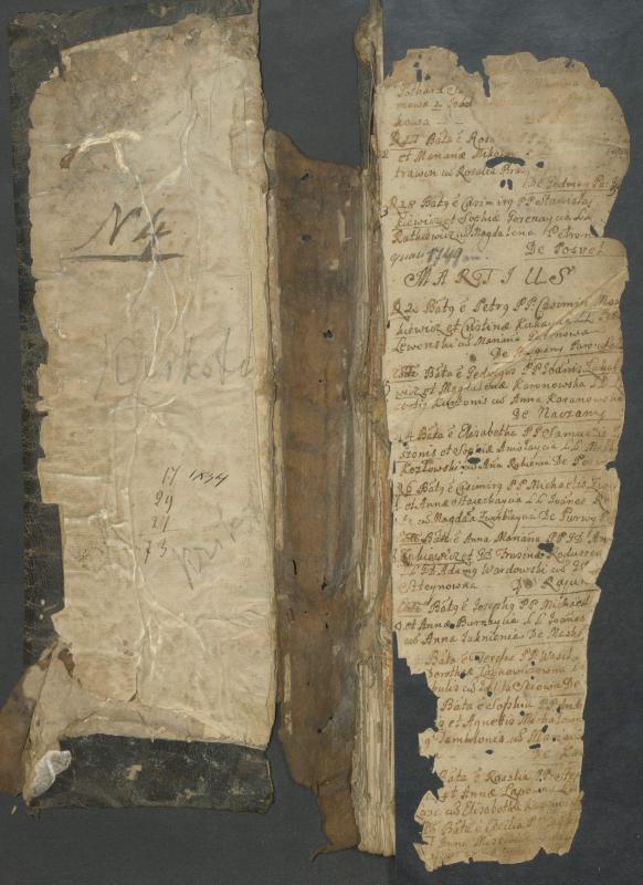 Pasvalio Romos katalikų parapijos bažnyčios 1749–1772 metų krikšto metrikų knyga