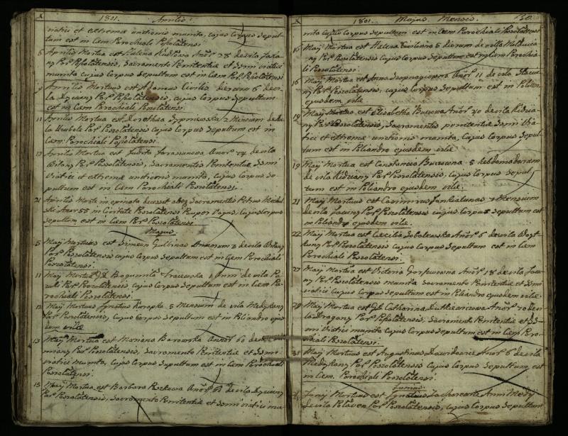 Pušaloto Romos katalikų parapijos bažnyčios 1785–1810 metų mirties metrikų knyga