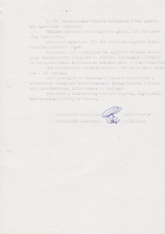 Lietuvos Sajūdžio Pasvalio rajono Tarybos susirinkimo, įvykusio 1991 m. gruodžio 5 d., PROTOKOLAS Nr. 28