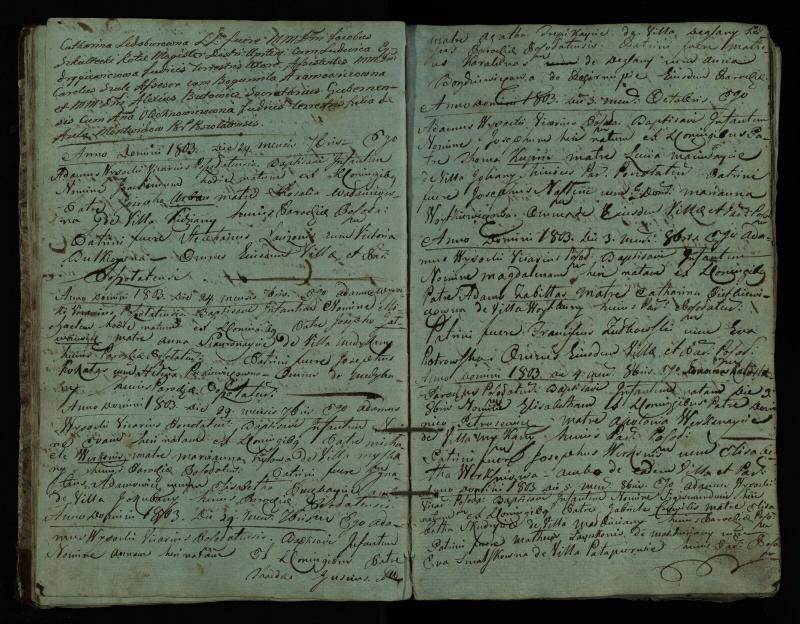 Pušaloto Romos katalikų parapijos bažnyčios 1802–1814 metų krikšto metrikų knyga