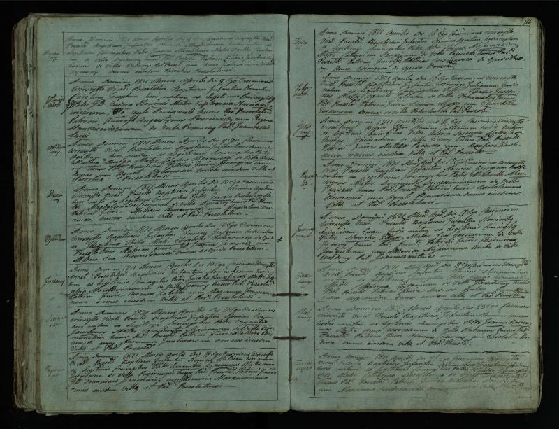 Pušaloto Romos katalikų parapijos bažnyčios 1802–1814 metų krikšto metrikų knyga