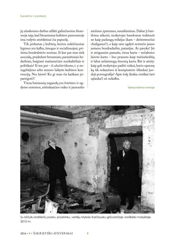 Šiaurietiški atsivėrimai : Pasvalio krašto istorijos ir kultūros žurnalas 2014, nr. 1 (36)