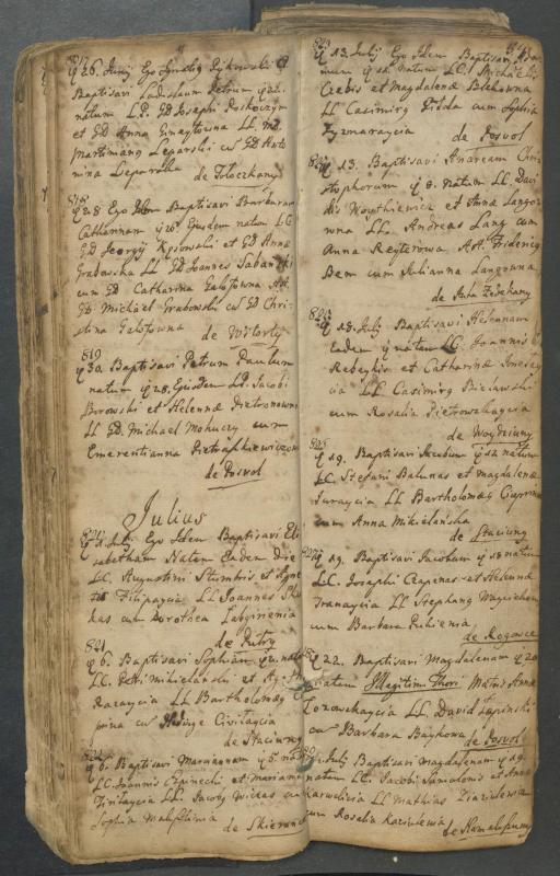 Pasvalio Romos katalikų parapijos bažnyčios 1749–1772 metų krikšto metrikų knyga
