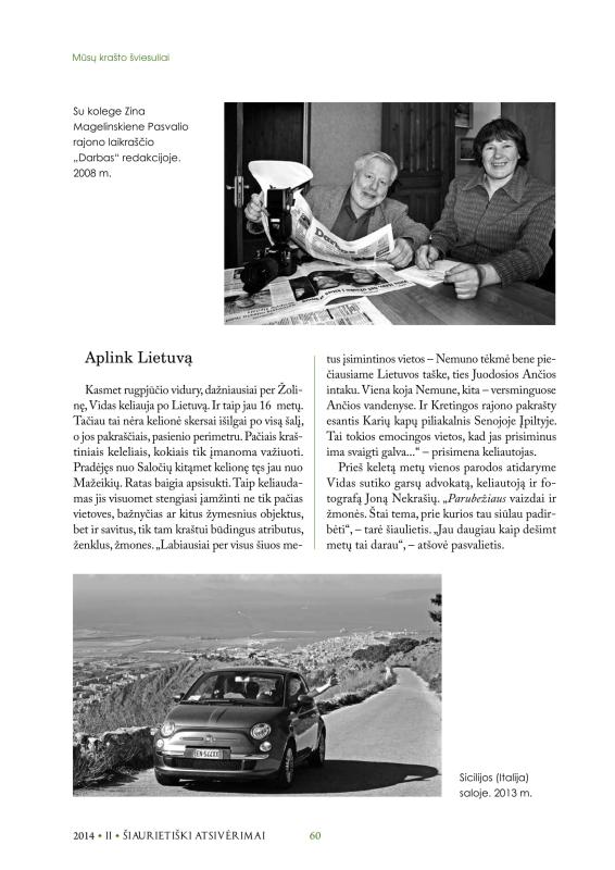 Šiaurietiški atsivėrimai : Pasvalio krašto istorijos ir kultūros žurnalas 2014, nr. 2 (37)