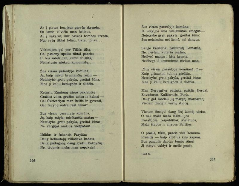 Per pasaulį keliauja žmogus : rinktinė poezija