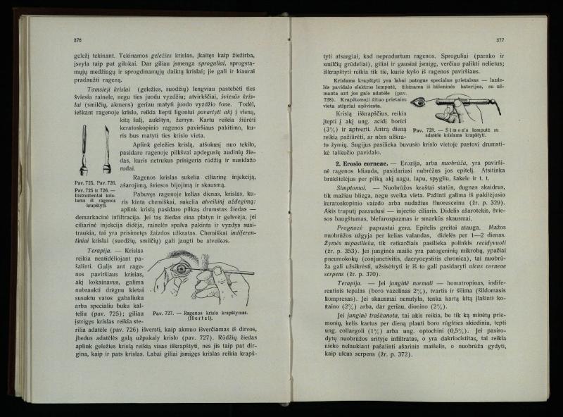 Akių ligų vadovas / Petras Avižonis. – Kaunas: Medicinos fakultetao leidinys, 1940. – VIII, 841, [2] p., 18 iliustr. lap.