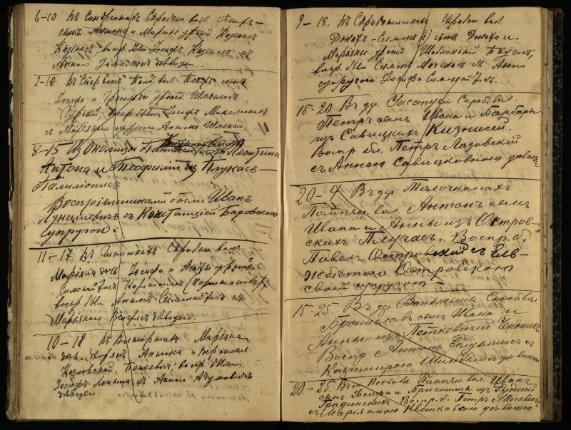 Pasvalio Romos katalikų parapijos bažnyčios 1909–1918 metų krikšto metrikų juodraštis
