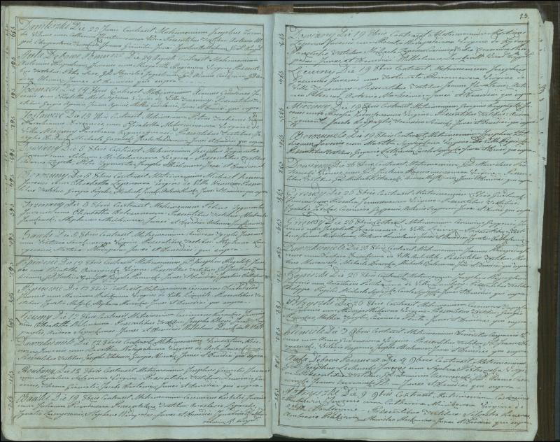 Krinčino Romos katalikų parapijos bažnyčios 1803–1826 metų jungtuvių metrikų knyga