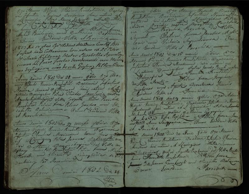 Pušaloto Romos katalikų parapijos bažnyčios 1802–1814 metų krikšto metrikų knyga