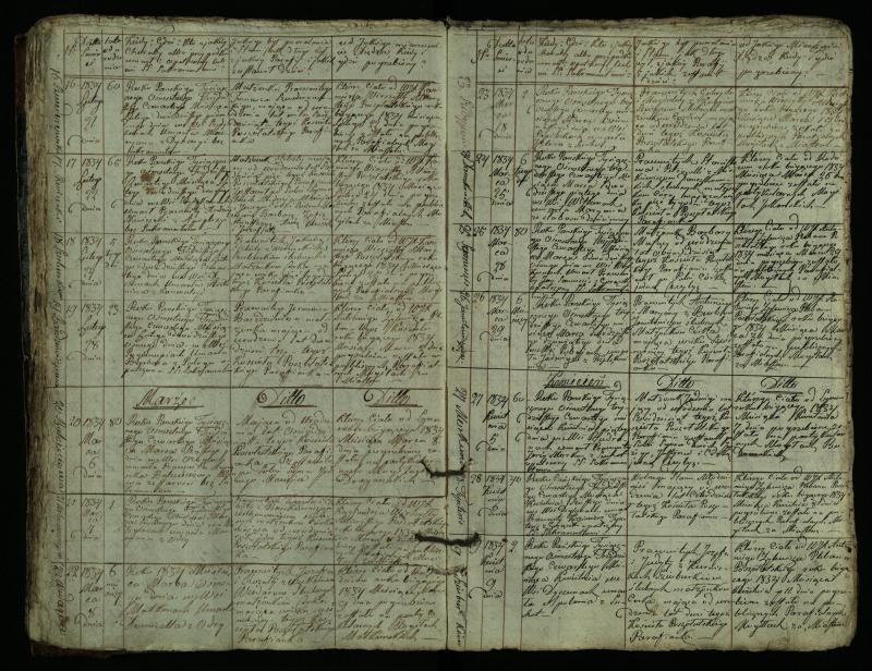 Pušaloto Romos katalikų parapijos bažnyčios 1828–1834 metų mirties metrikų knyga