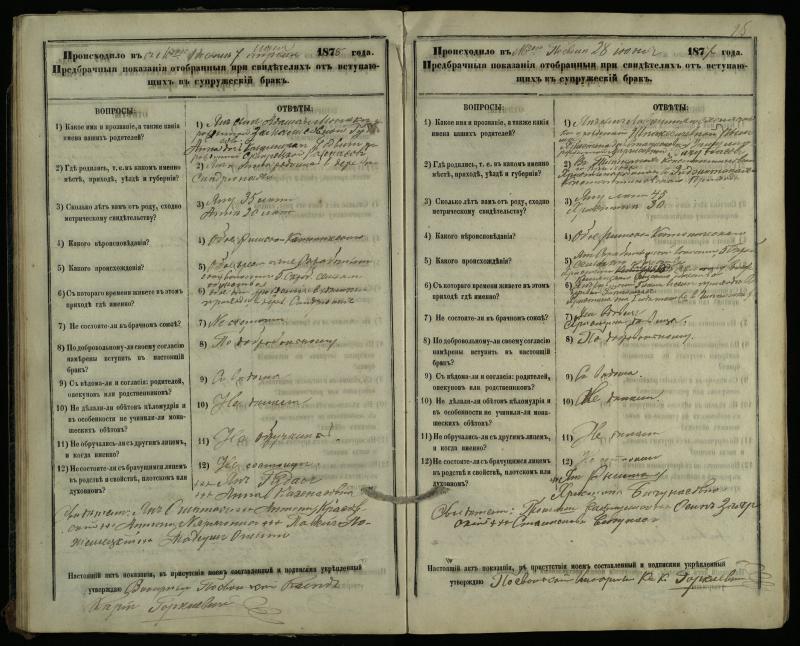 Pasvalio Romos katalikų parapijos bažnyčios 1876–1885 metų priešjungtuvinės apklausos knyga