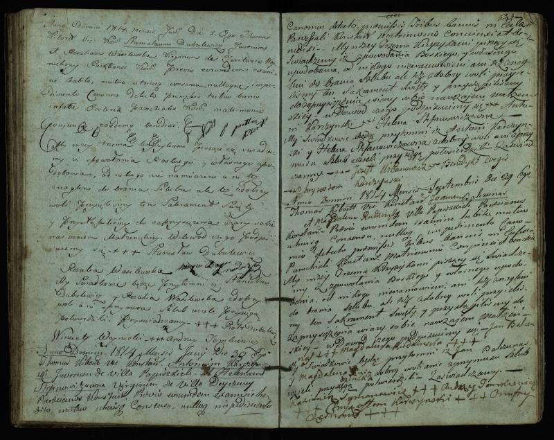 Vaškų (Konstantinavo) Romos katalikų parapijos bažnyčios 1809–1827 metų jungtuvių metrikų knyga