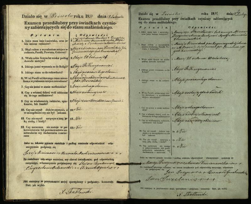 Pasvalio Romos katalikų parapijos bažnyčios 1859–1867 metų priešjungtuvinės apklausos knyga