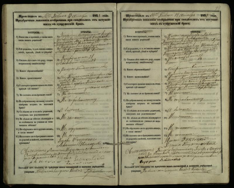 Pasvalio Romos katalikų parapijos bažnyčios 1876–1885 metų priešjungtuvinės apklausos knyga