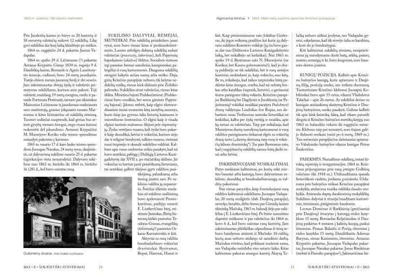 Šiaurietiški atsivėrimai : Pasvalio krašto istorijos ir kultūros žurnalas 2013, nr. 2 (35)